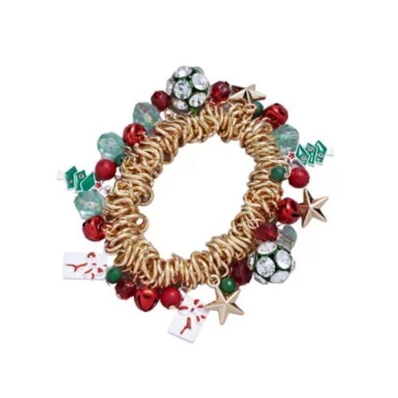 NWT Kim Rogers Joyland Christmas‎ Charm Bracelet - Picture 1 of 3